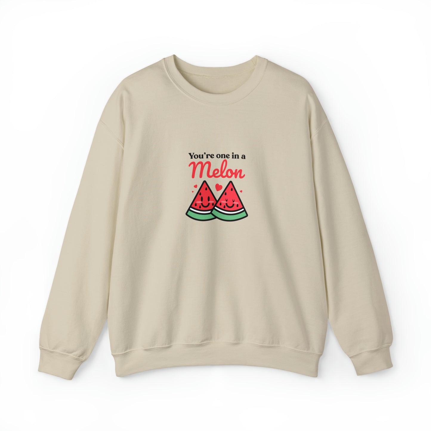 Custom Parody Crewneck Sweatshirt, You're one in a Melon Design