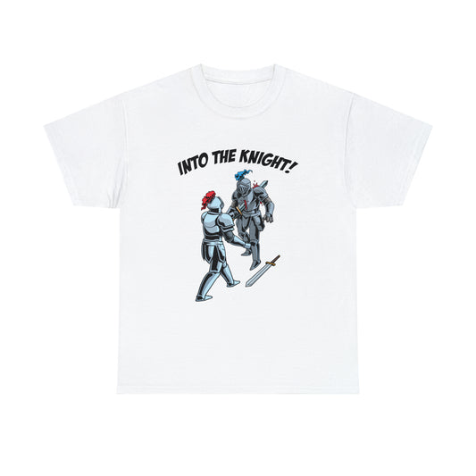 Custom Parody T-shirt, Into The Knight design