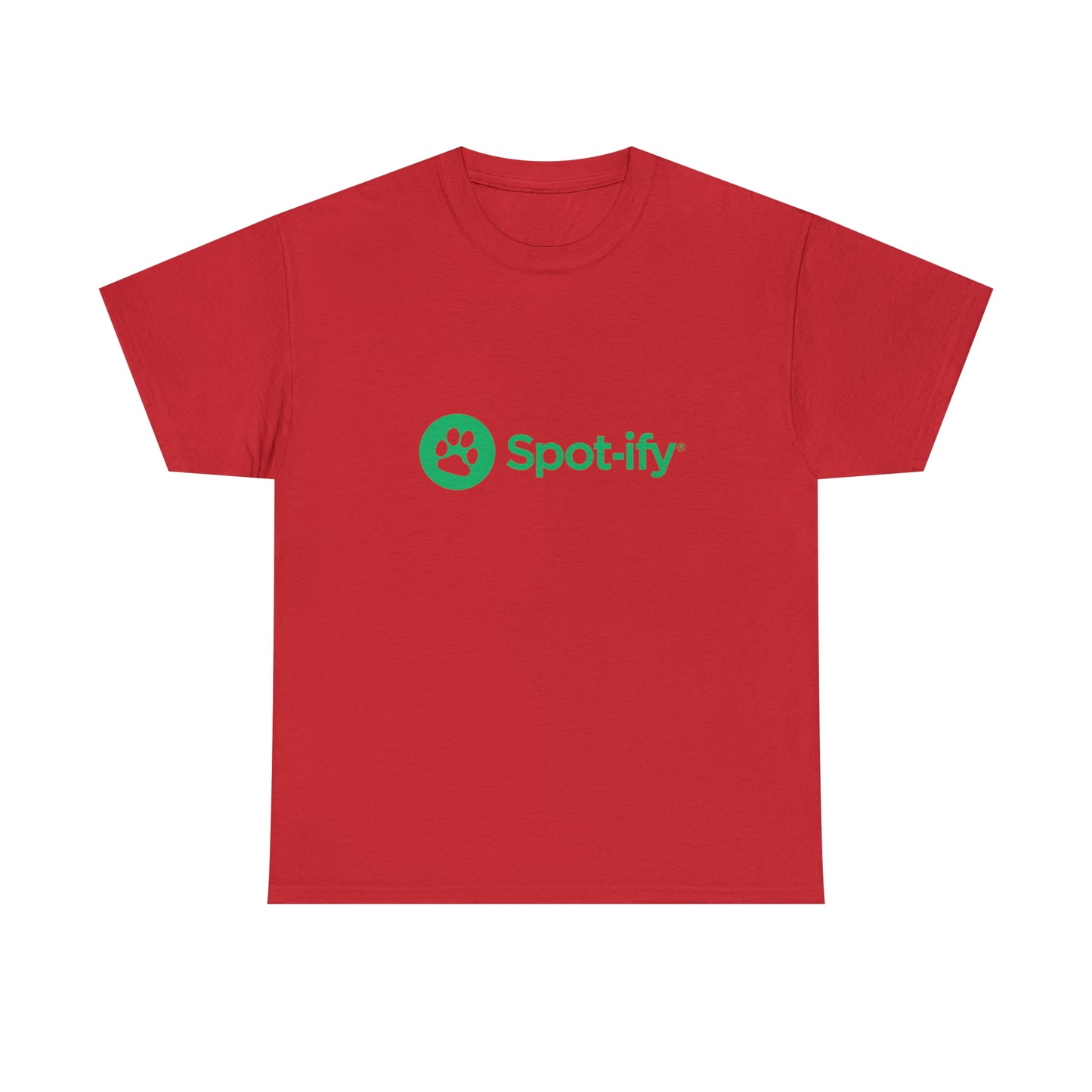 Custom Parody T-shirt, Spot-ify design