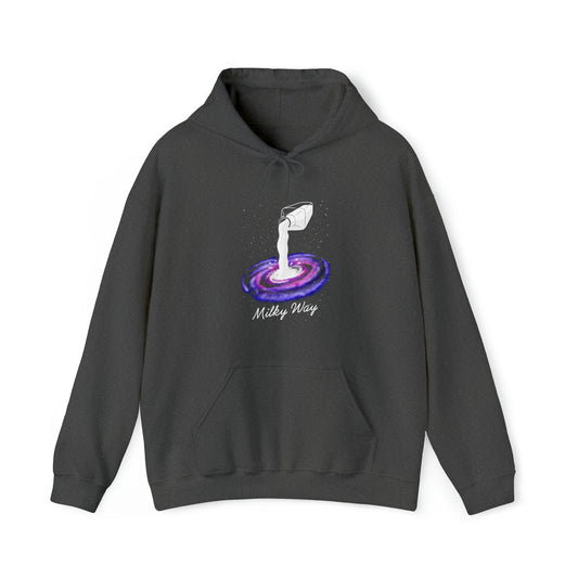 Custom Parody Hooded Sweatshirt, Milky Way design