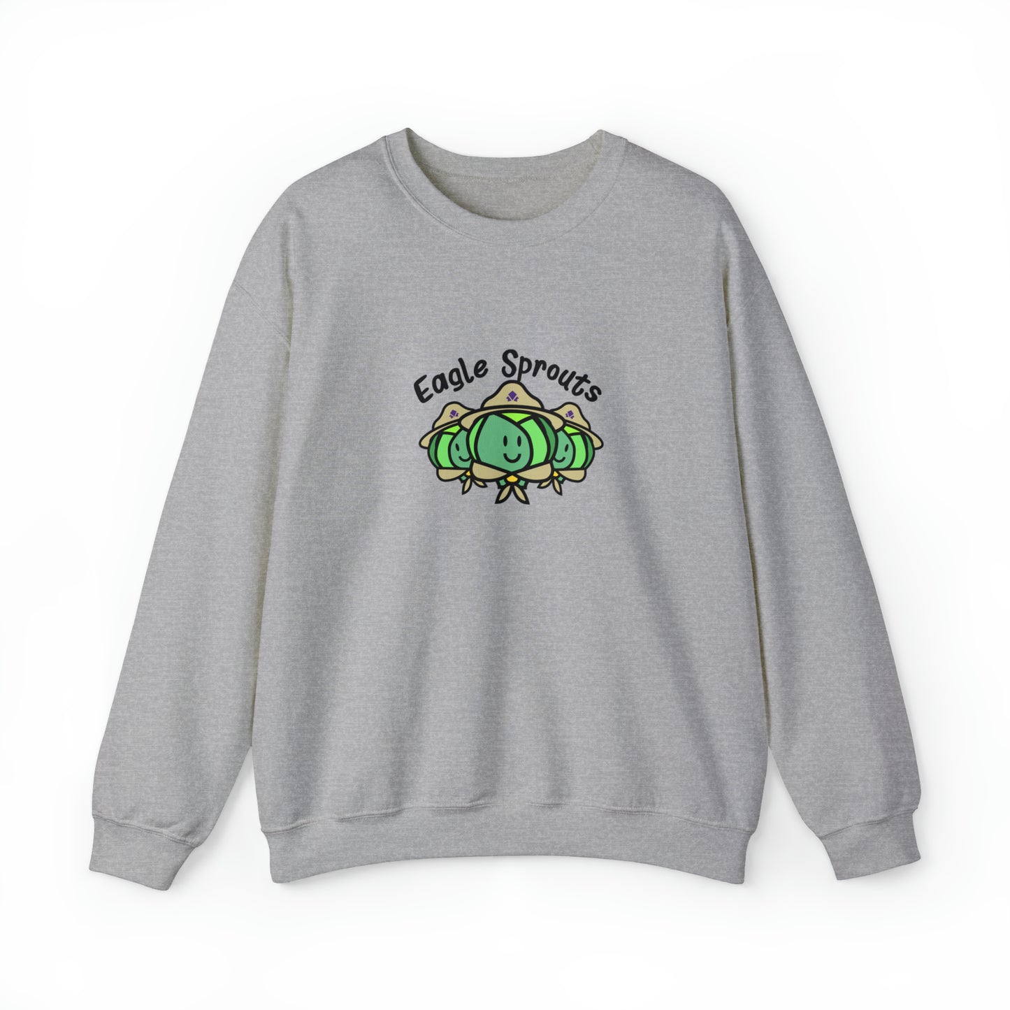 Custom Parody Crewneck Sweatshirt, Eagle Sprouts Design