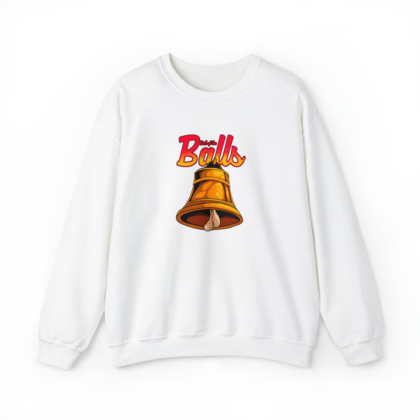 Custom Parody Crewneck Sweatshirt, Bell of the Balls Design