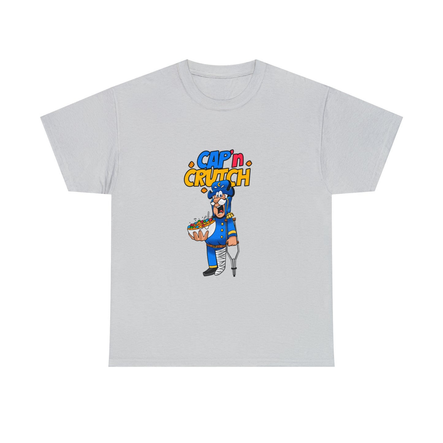 Custom Parody T-shirt, Cap N Crutch design