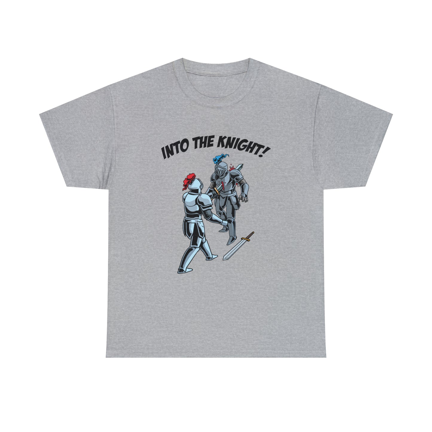 Custom Parody T-shirt, Into The Knight design