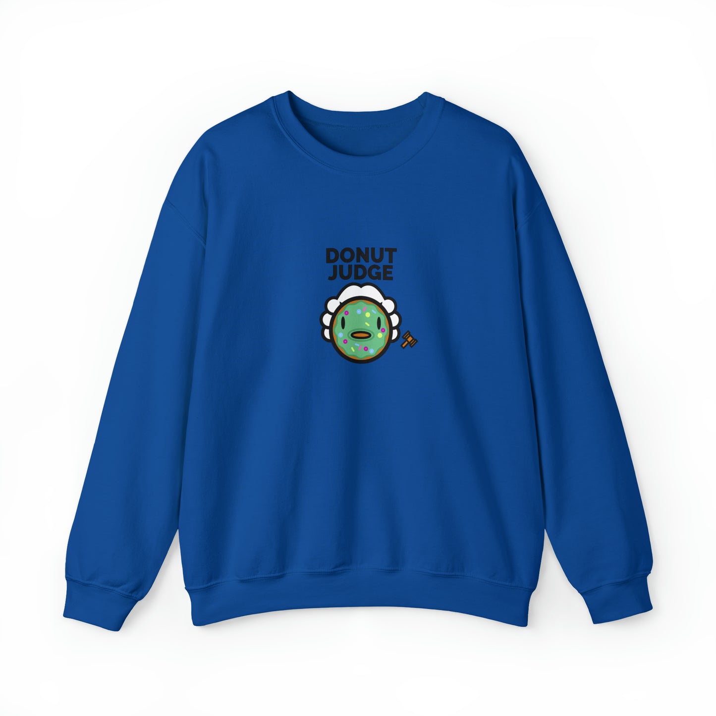 Custom Parody Crewneck Sweatshirt, DONUT judge Design