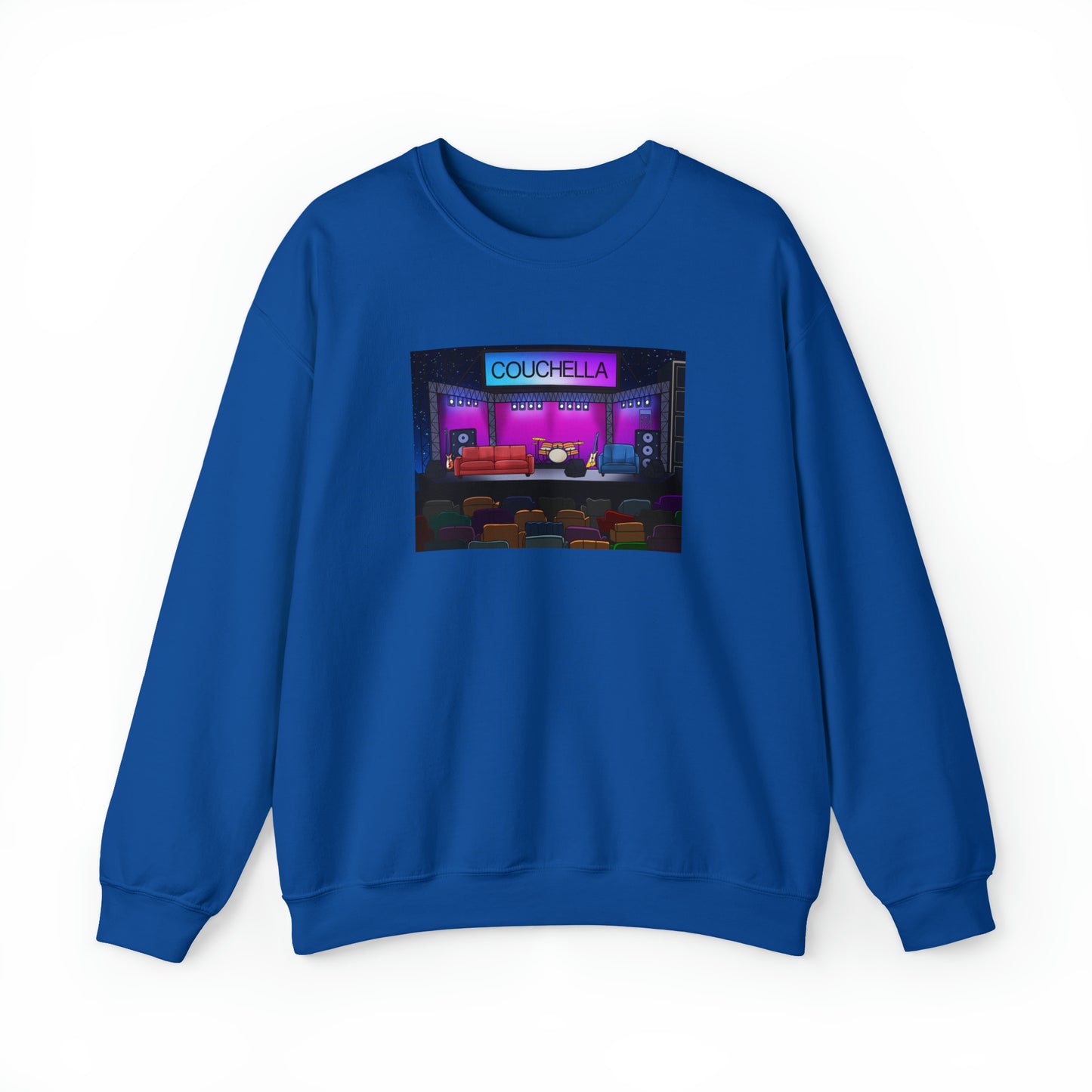 Custom Parody Crewneck Sweatshirt, Couchella