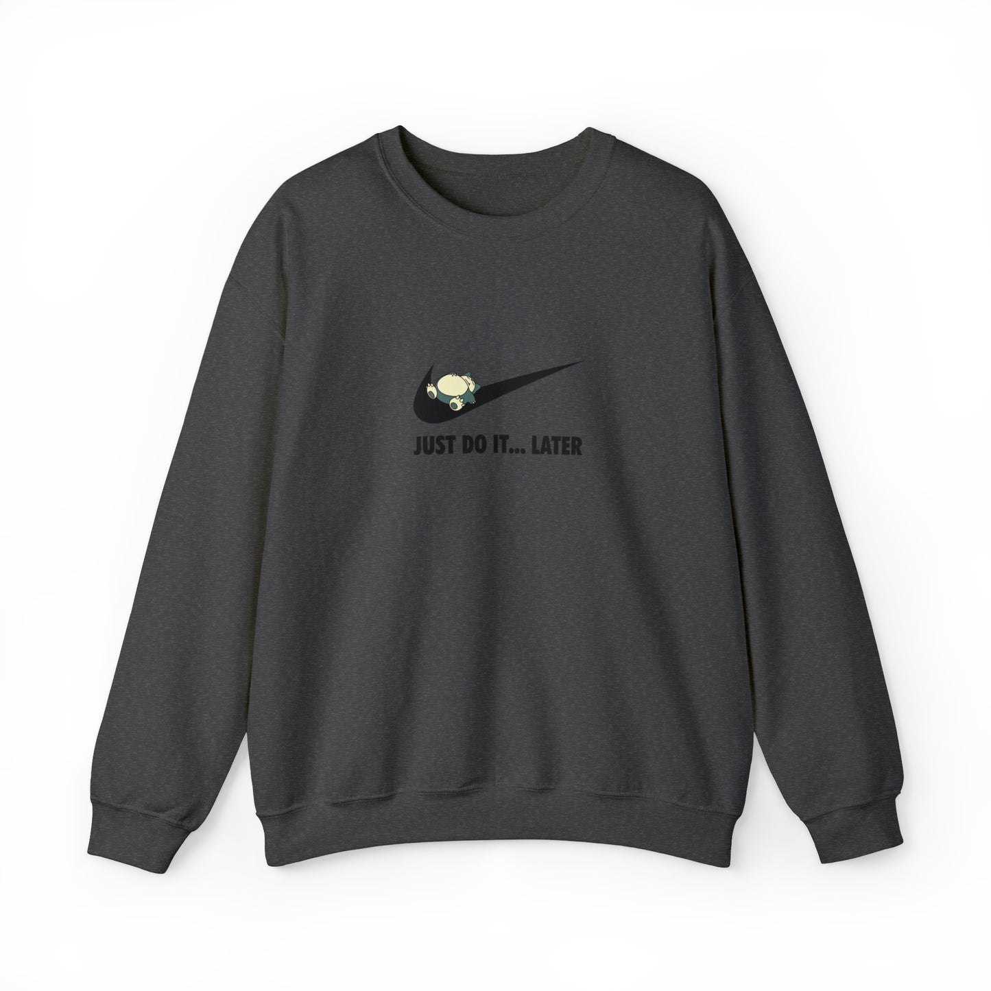 Custom Parody Crewneck Sweatshirt, Just do it later Nike Design