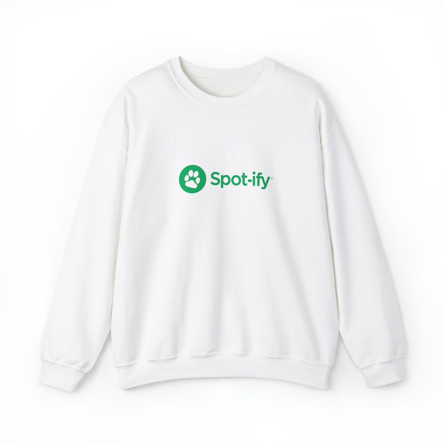 Custom Parody Crewneck Sweatshirt, Spot-ify Design