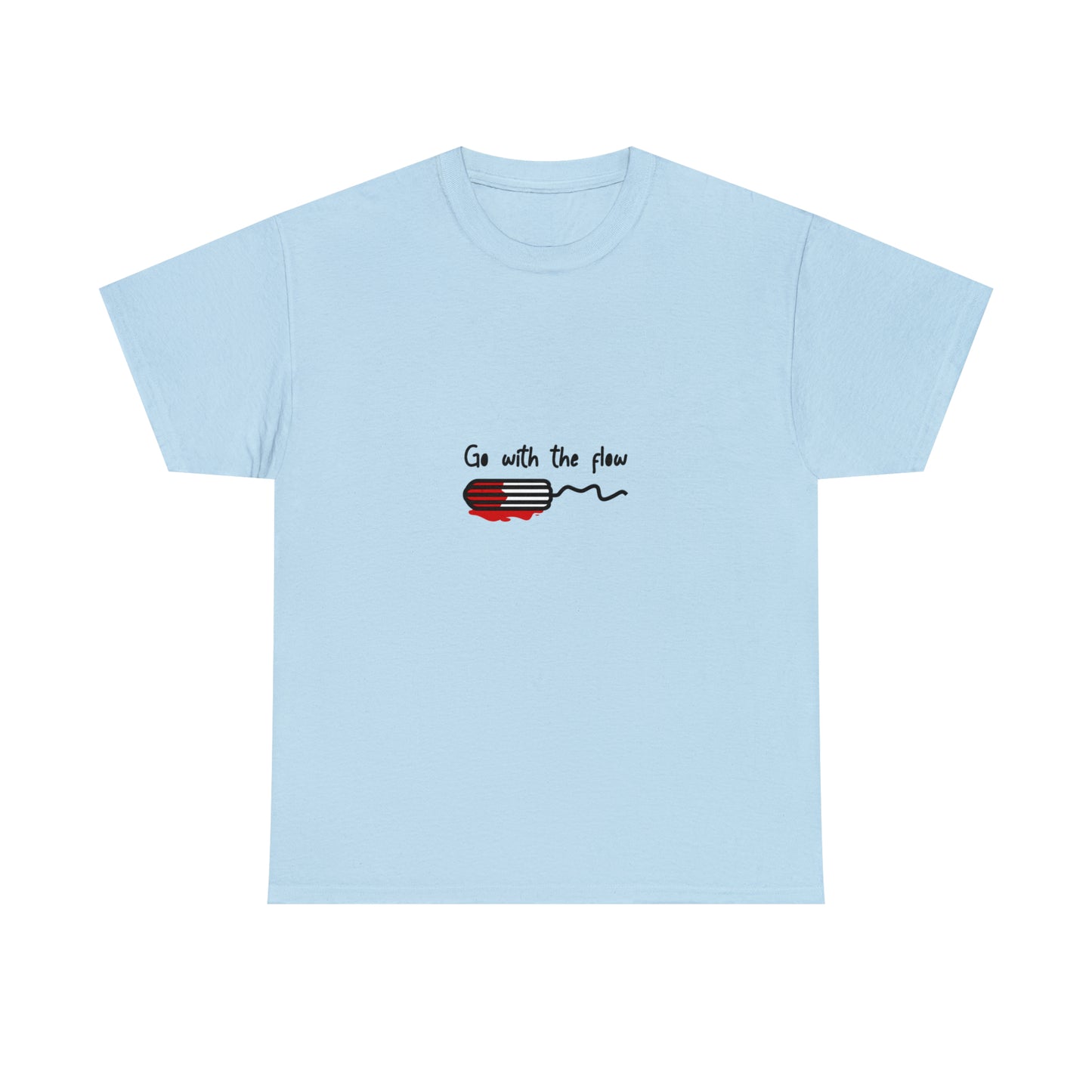 Custom Parody T-shirt, Go with the flow design