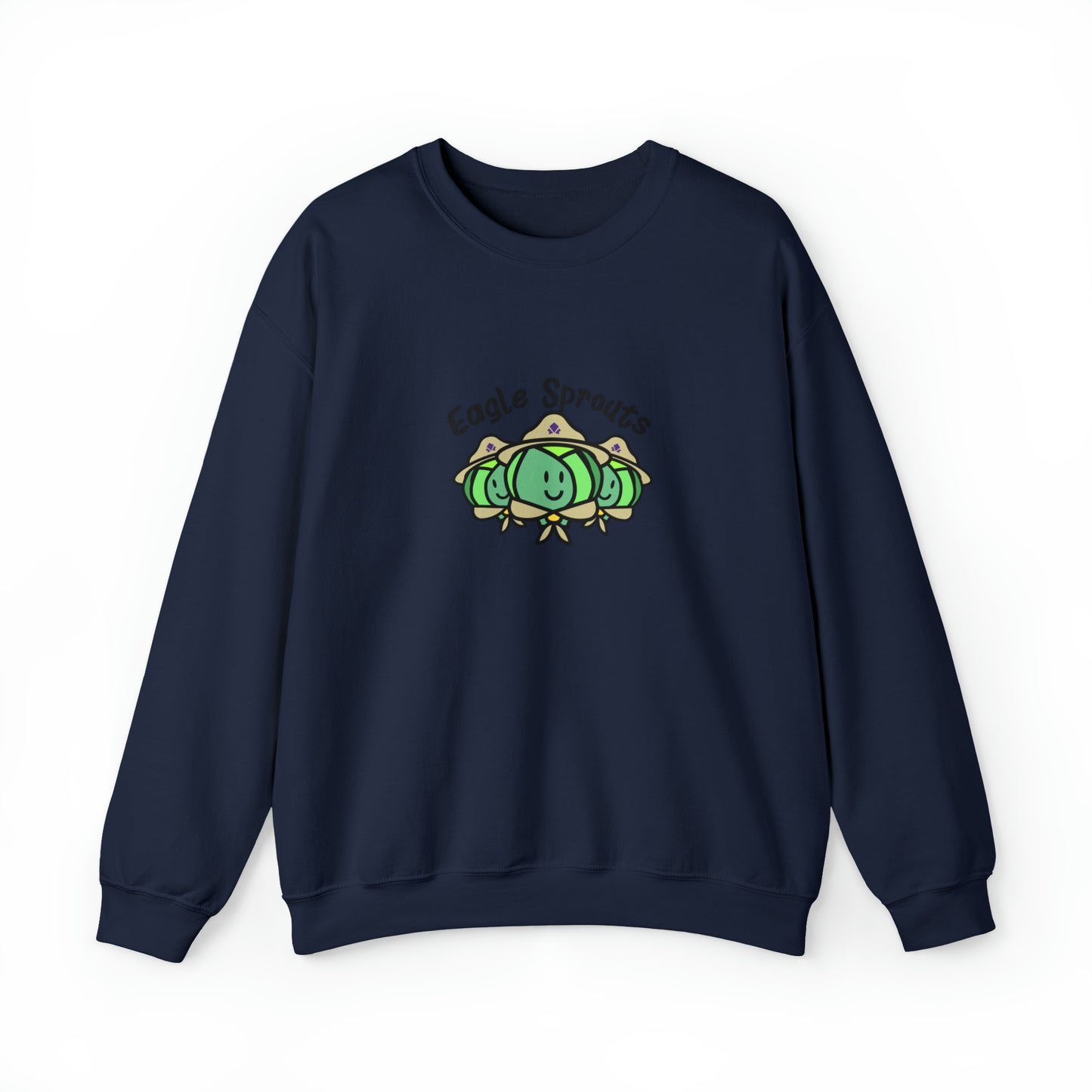Custom Parody Crewneck Sweatshirt, Eagle Sprouts Design