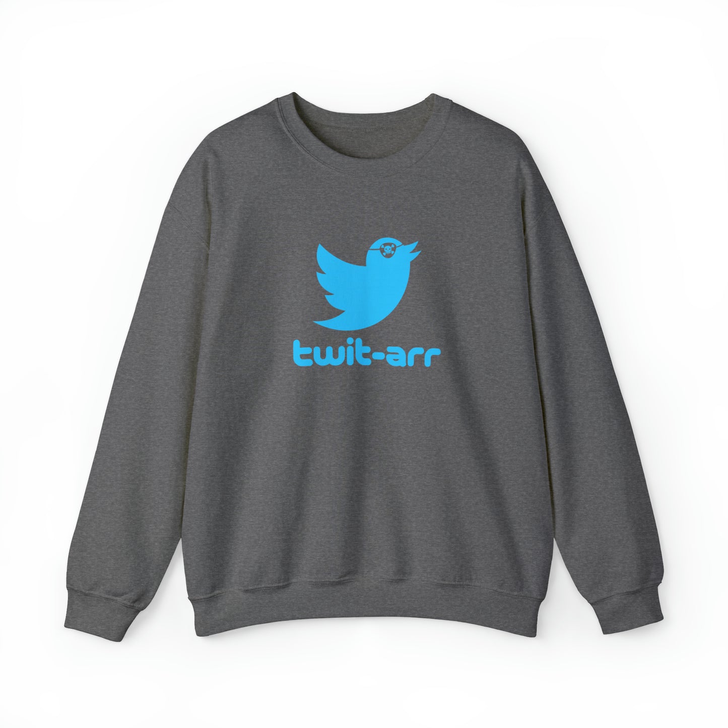 Custom Parody Crewneck Sweatshirt, Twit-arr Design