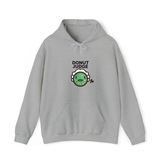 Custom Parody Hooded Sweatshirt, DONUT judge design