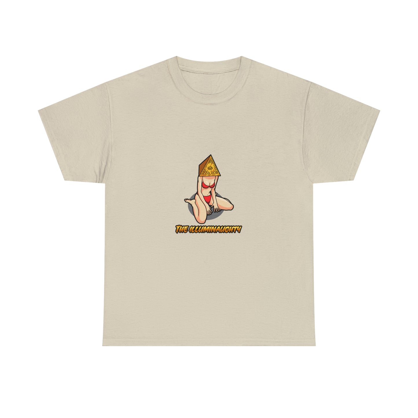 Custom Parody T-shirt, The Illuminaughty design