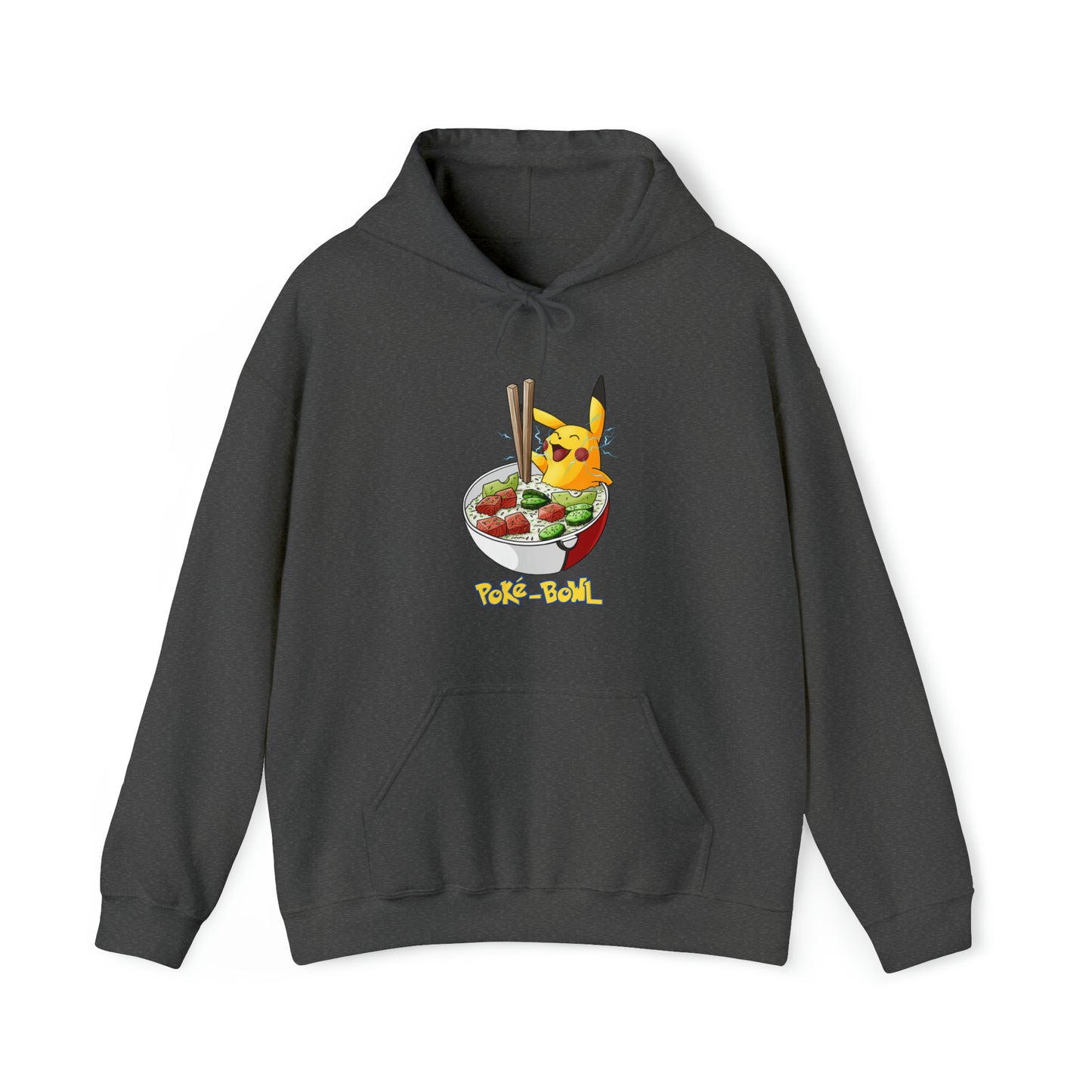 Custom Parody Hooded Sweatshirt, Poke-bowl design