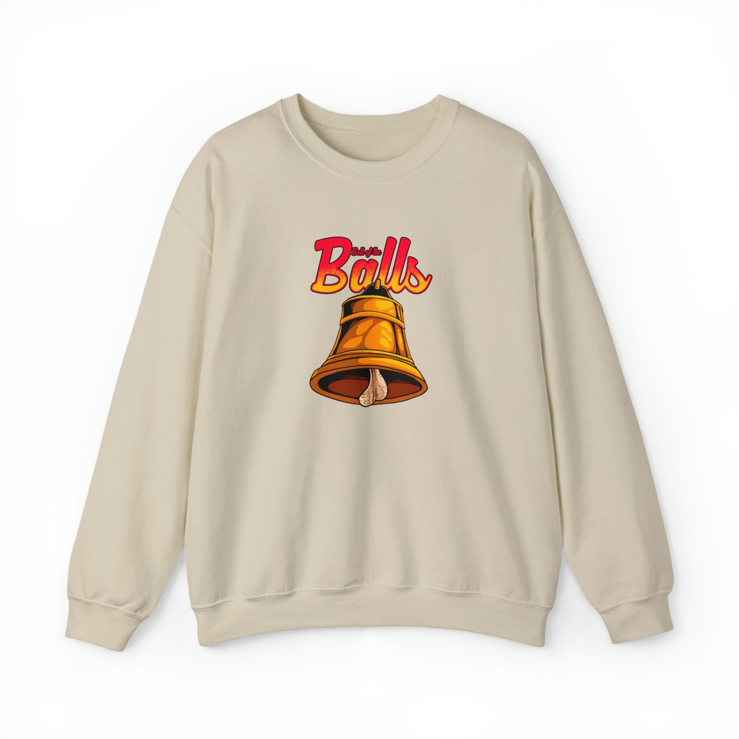 Custom Parody Crewneck Sweatshirt, Bell of the Balls Design