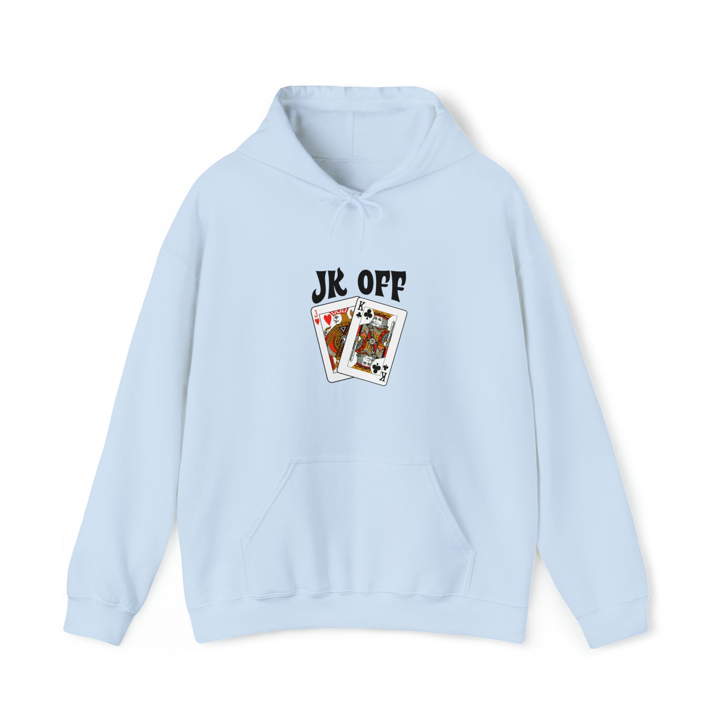 Custom Parody Hooded Sweatshirt, JK off design