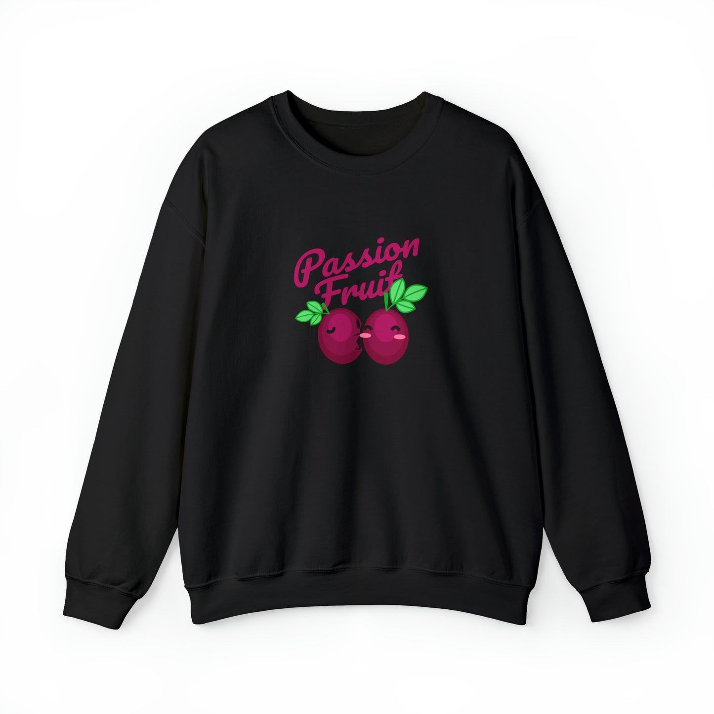 Custom Parody Crewneck Sweatshirt, Passion Fruit Design