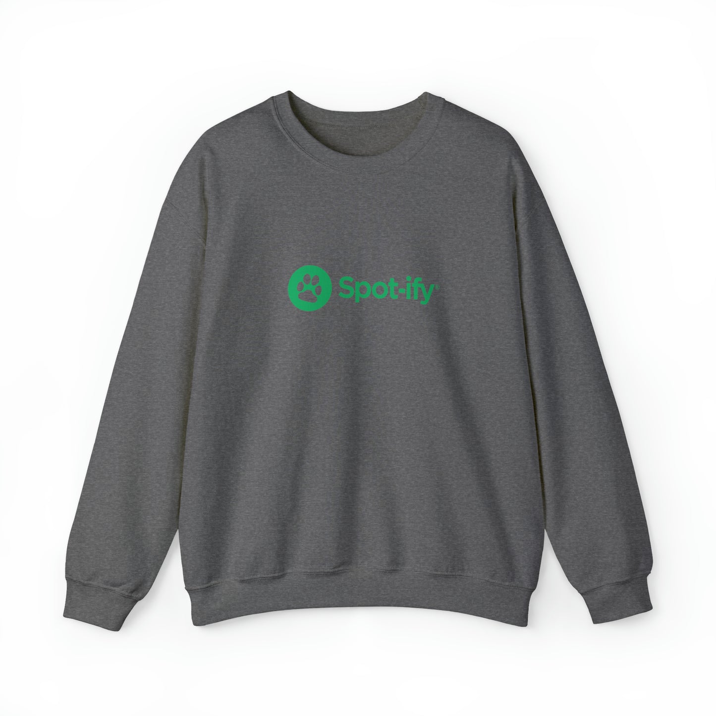 Custom Parody Crewneck Sweatshirt, Spot-ify Design