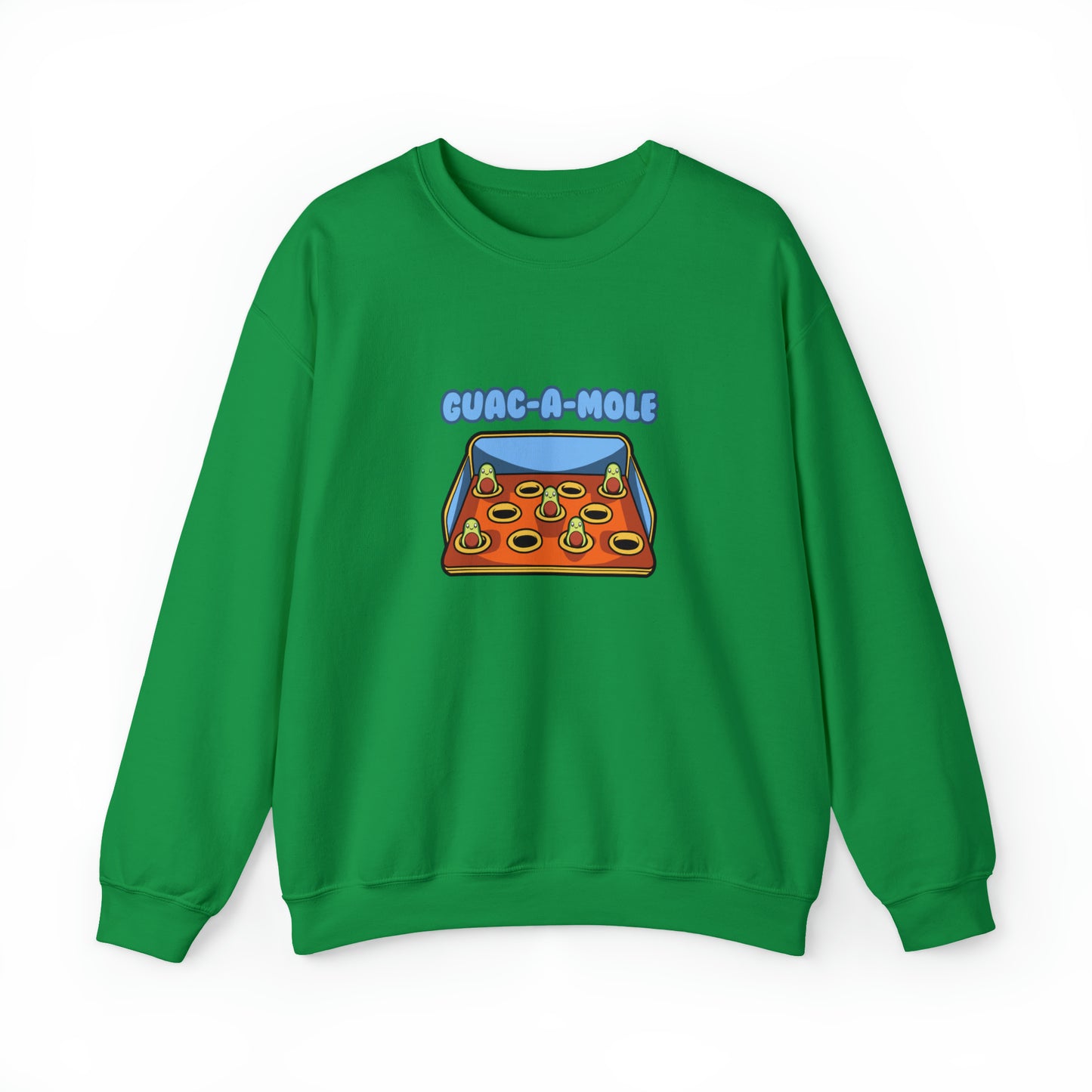 Custom Parody Crewneck Sweatshirt, Guac-a-mole Design