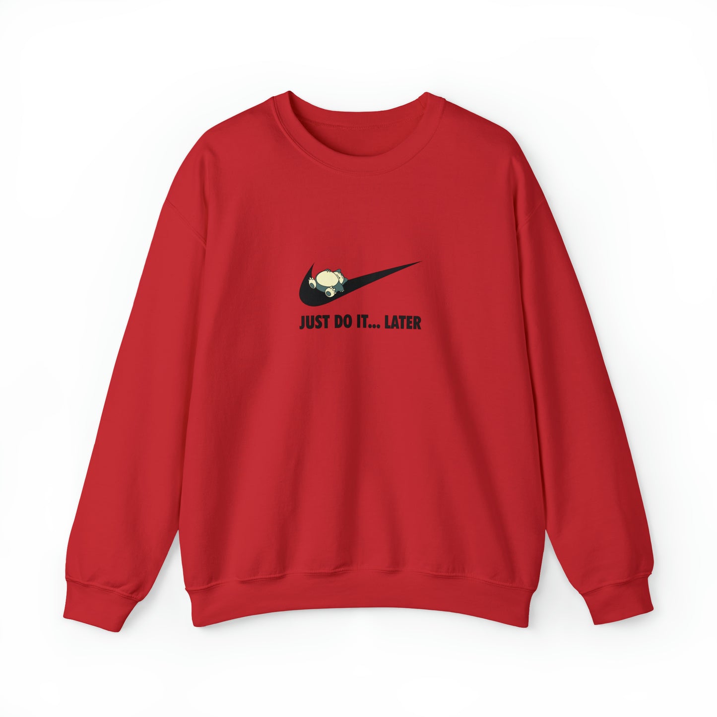 Custom Parody Crewneck Sweatshirt, Just do it later Nike Design