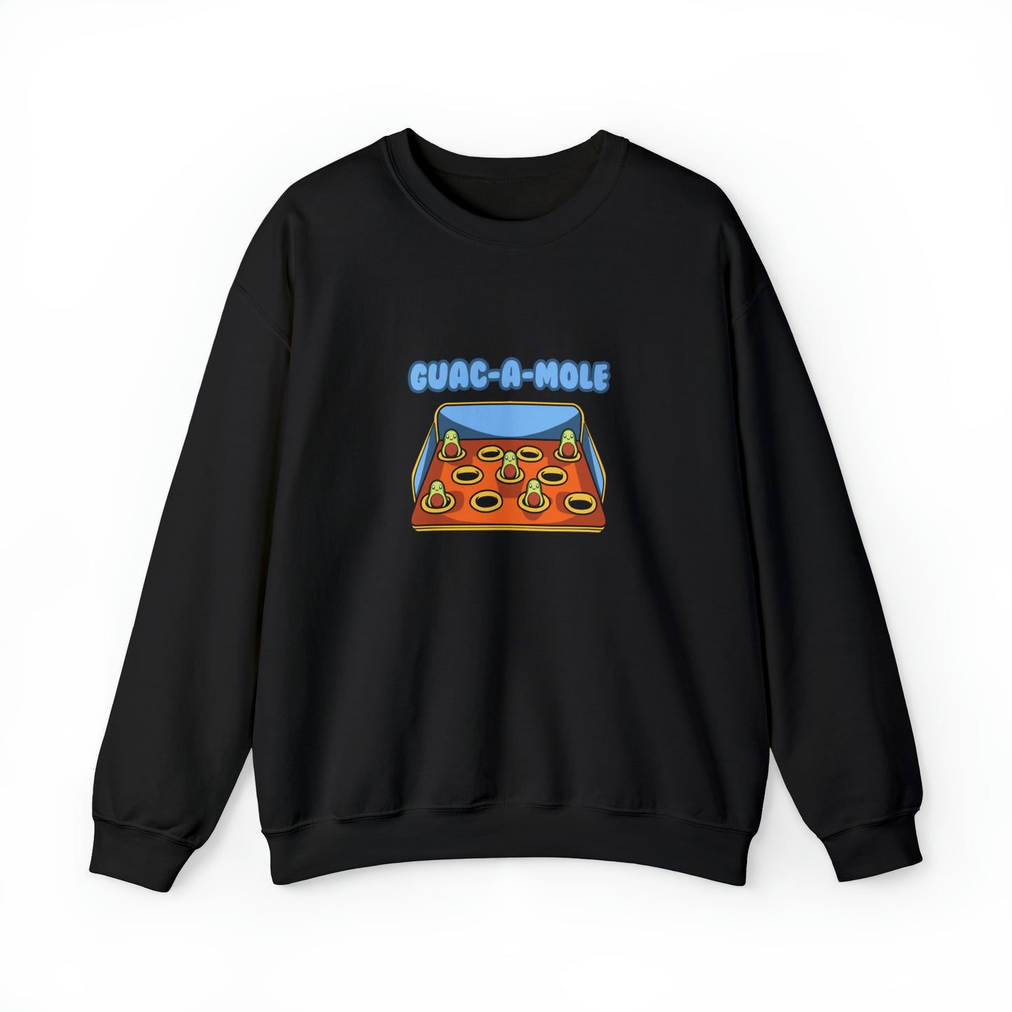 Custom Parody Crewneck Sweatshirt, Guac-a-mole Design