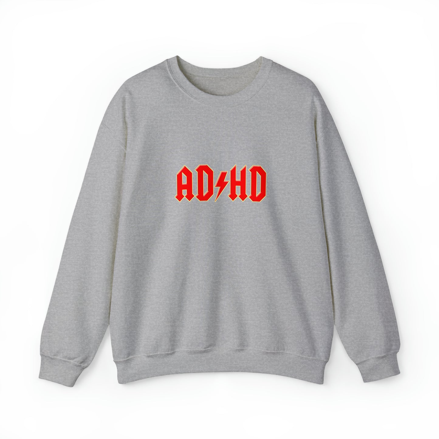 Custom Parody Crewneck Sweatshirt, ADHD Design