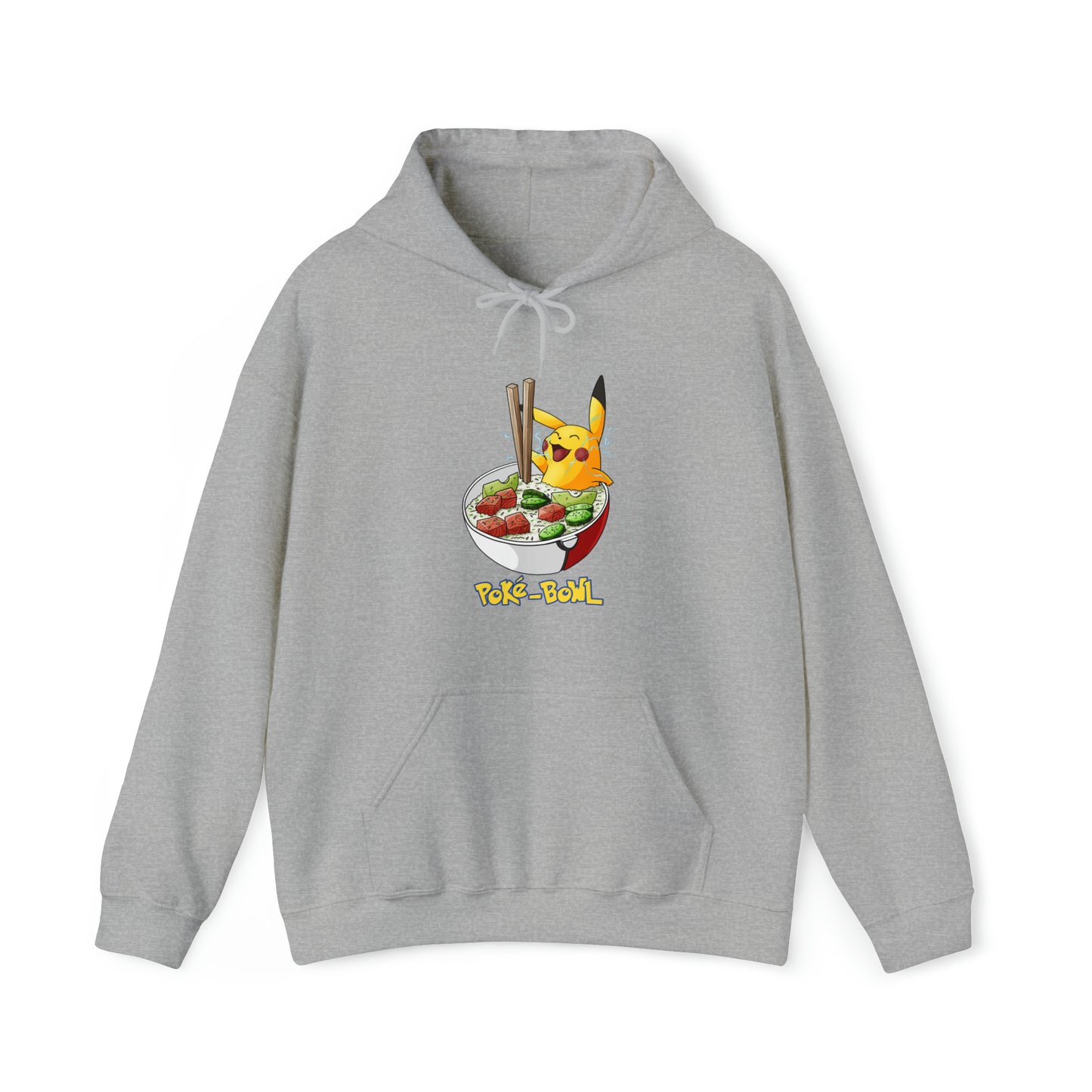 Custom Parody Hooded Sweatshirt, Poke-bowl design