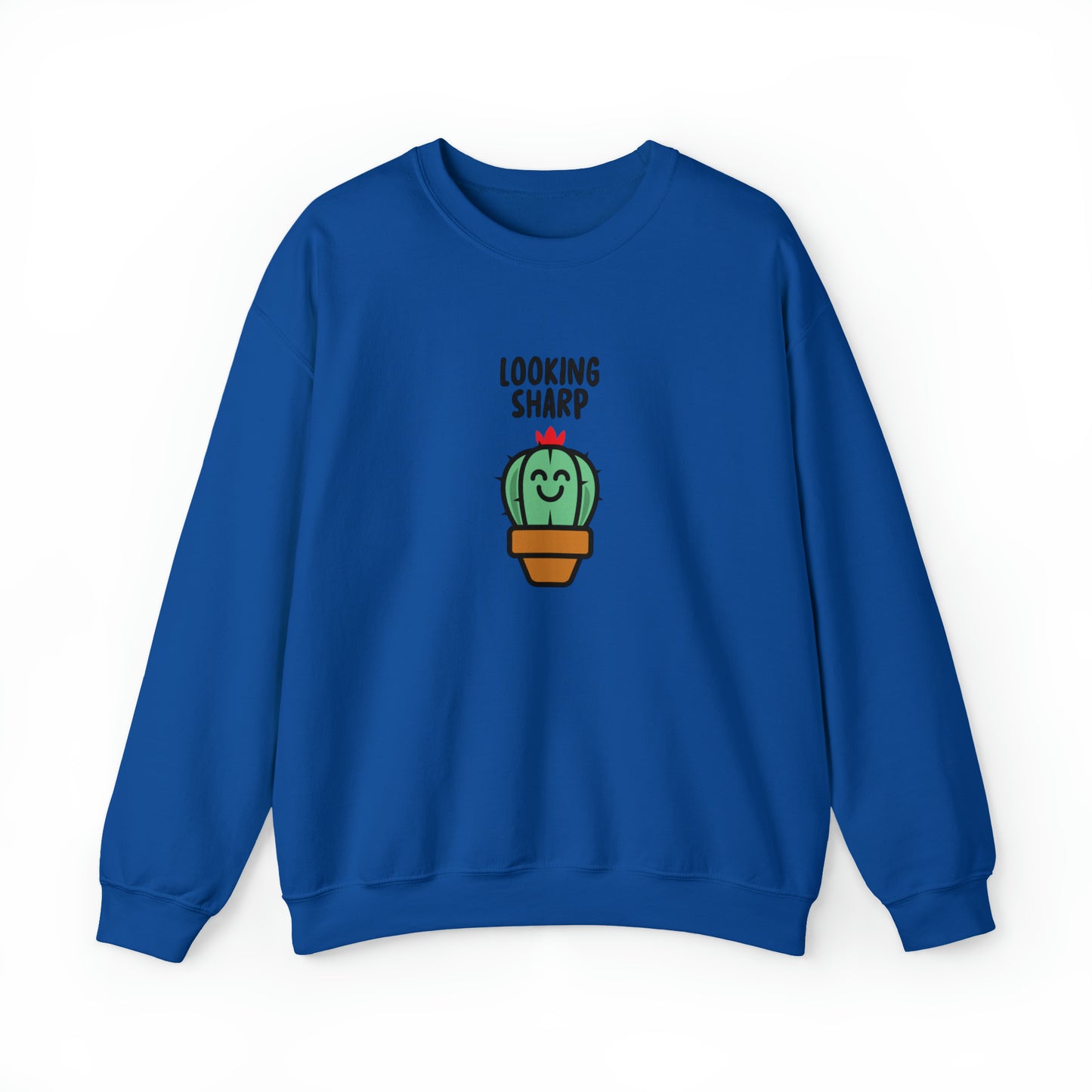Custom Parody Crewneck Sweatshirt, Looking Sharp Design